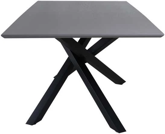 Venture Design Valgomasis stalas, Piazza, 180x76x90 cm, Juodas