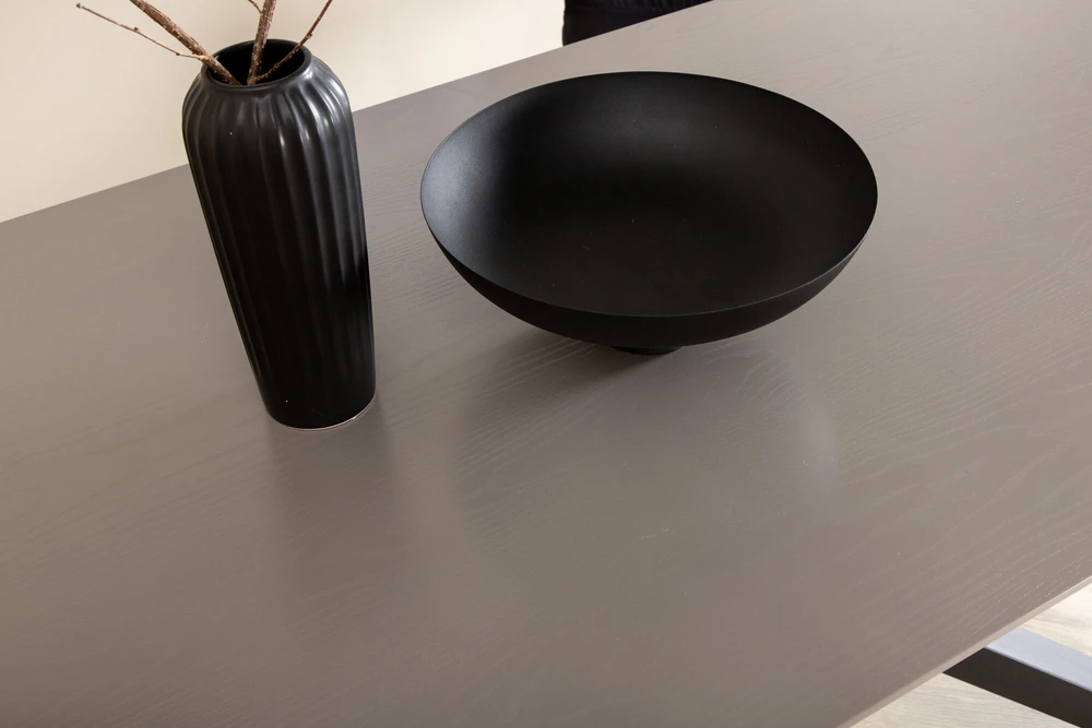 Venture Design Valgomasis stalas, Piazza, 180x76x90 cm, Juodas