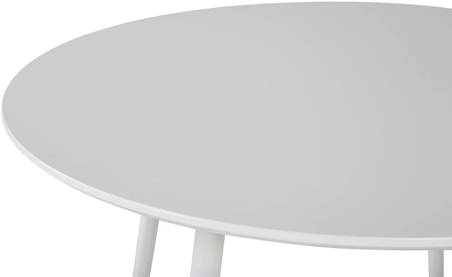Venture Design Valgomasis stalas, Plaza, 100 cm, Balta