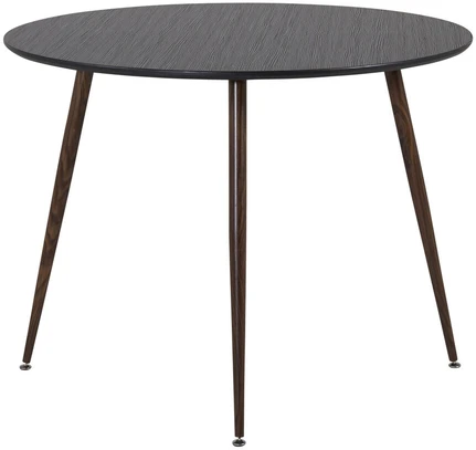 Venture Design Valgomasis stalas, Plaza, 100 cm, Juodas