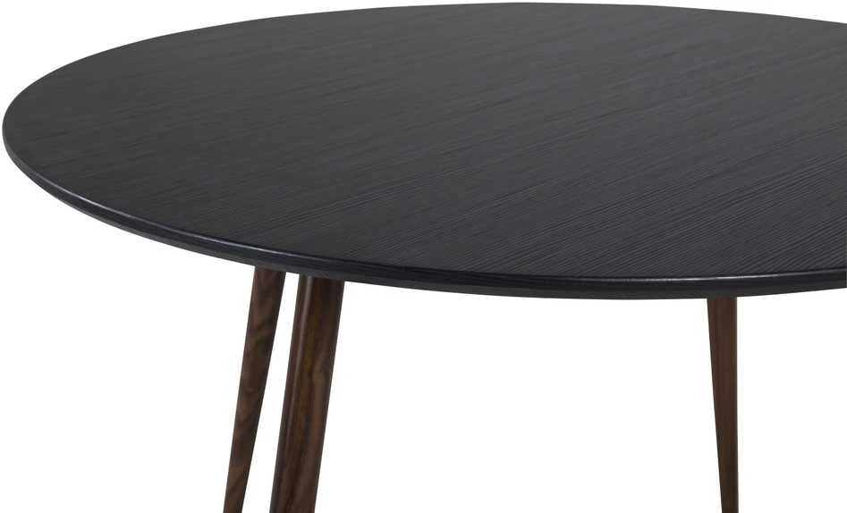 Venture Design Valgomasis stalas, Plaza, 100 cm, Juodas