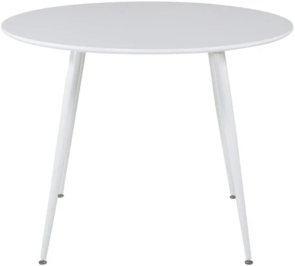 Venture Design Valgomasis stalas, Plaza, 100 cm, Balta