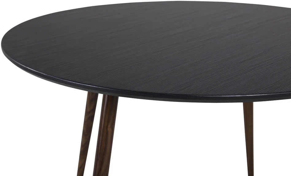 Venture Design Valgomasis stalas, Plaza, 100 cm, Juodas
