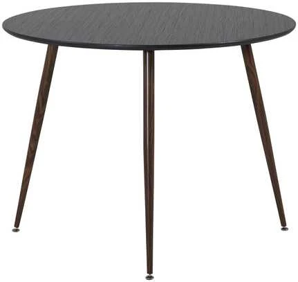 Venture Design Valgomasis stalas, Plaza, 100 cm, Juodas