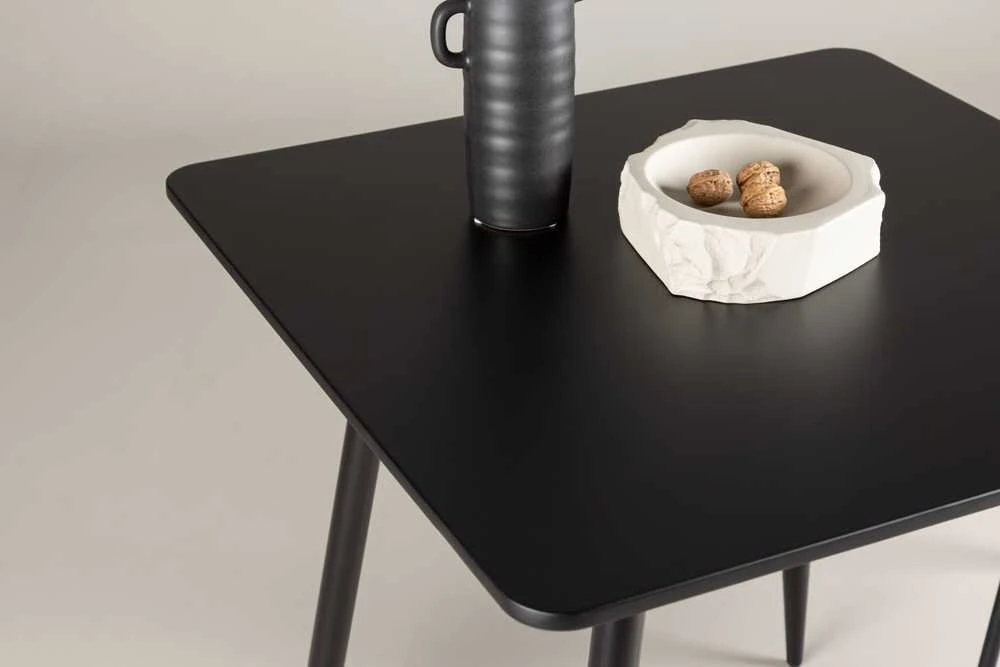 Venture Design Valgomasis stalas, Polar, 75x75 cm, Juodas