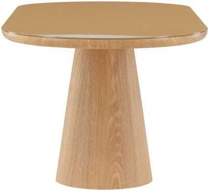 Venture Design Valgomasis stalas, ratukai, 90x200 cm, Natūrali