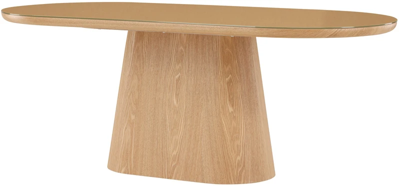 Venture Design Valgomasis stalas, ratukai, 90x200 cm, Natūrali