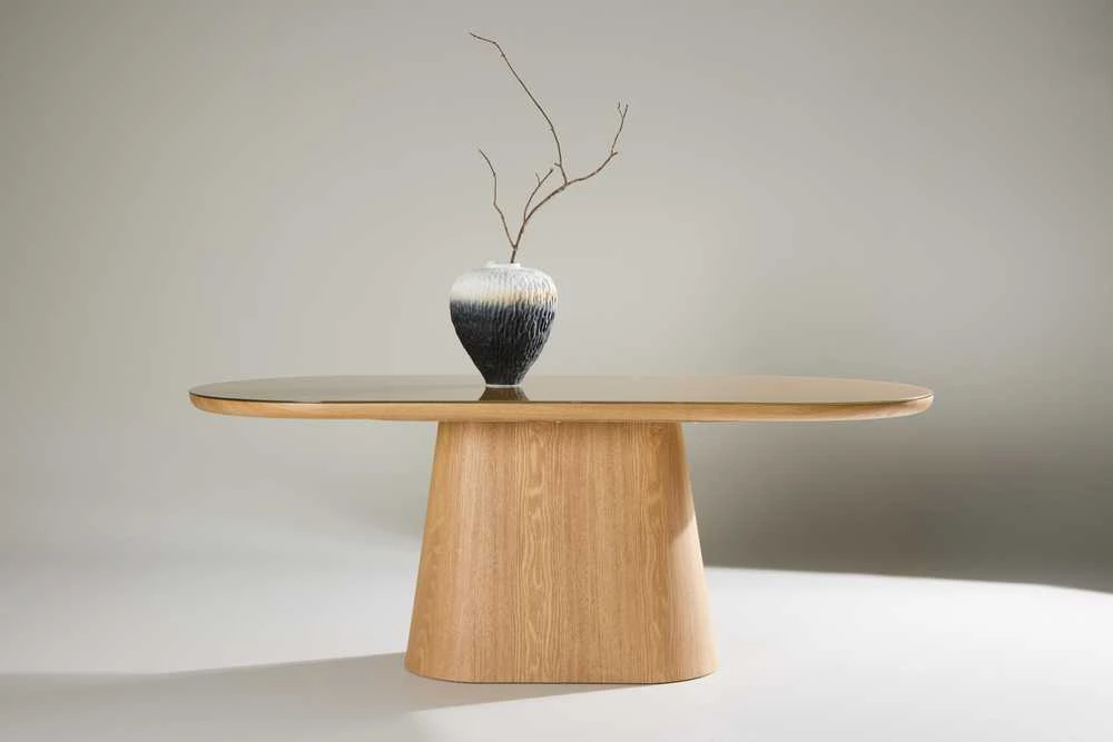 Venture Design Valgomasis stalas, ratukai, 90x200 cm, Natūrali
