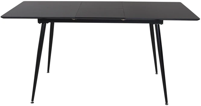Venture Design Valgomasis stalas, Silar pratęsimas, 75x120x80 cm, Juodas