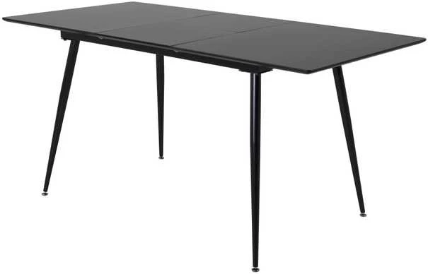 Venture Design Valgomasis stalas, Silar pratęsimas, 75x120x80 cm, Juodas