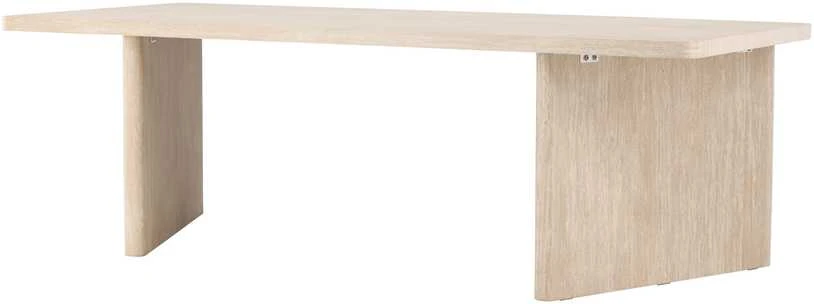 Venture Design Valgomasis stalas, Skagen, 240x100 cm, kreminė spalva