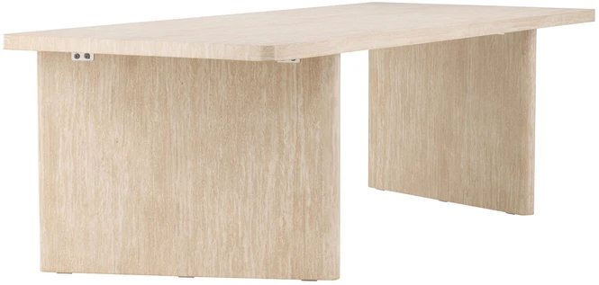 Venture Design Valgomasis stalas, Skagen, 240x100 cm, Bėžinės spalva