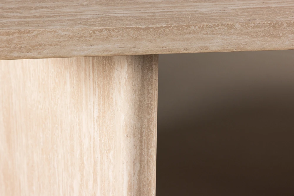 Venture Design Valgomasis stalas, Skagen, 240x100 cm, Bėžinės spalva