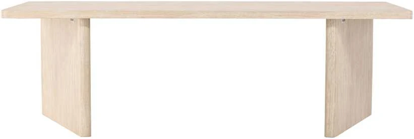 Venture Design Valgomasis stalas, Skagen, 240x100 cm, kreminė spalva