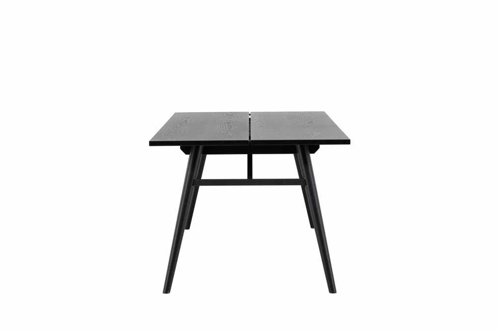 Venture Design Valgomasis stalas, Stilingas Ištraukiamas stalas, 195x95 cm, Juodas