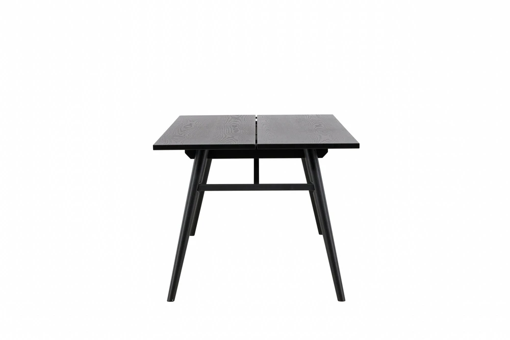 Venture Design Valgomasis stalas, Stilingas Ištraukiamas stalas, 195x95 cm, Juodas