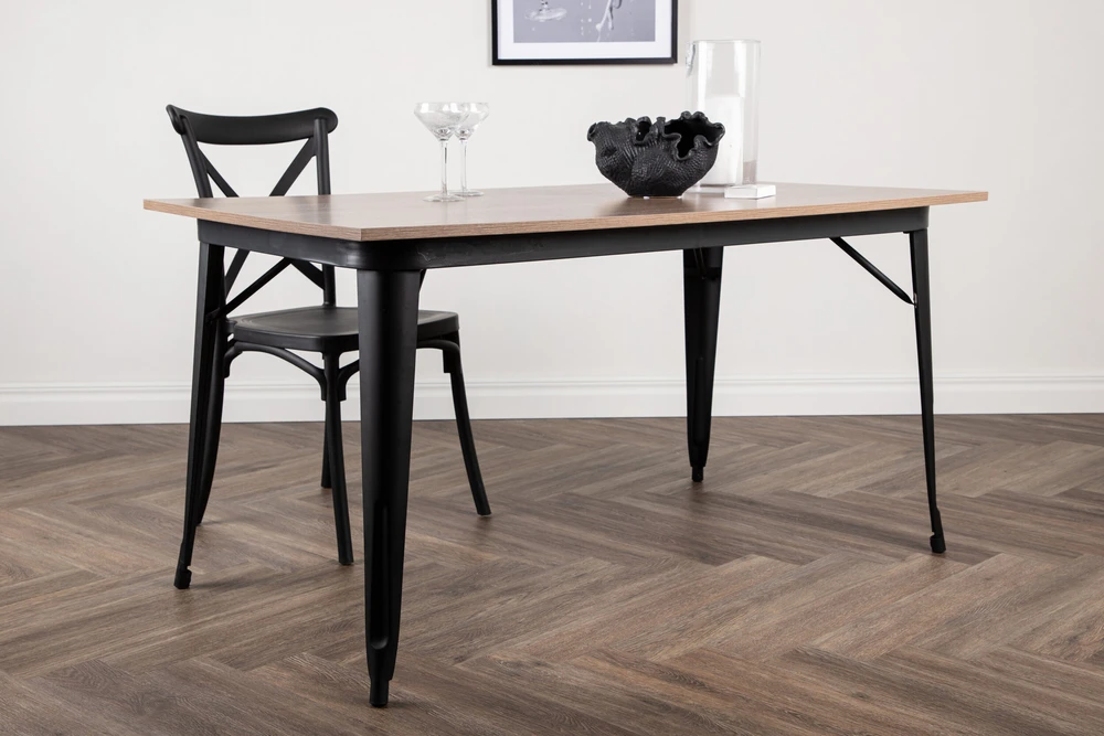 Venture Design Valgomasis stalas, Tempe, 80x140 cm, Riešutas