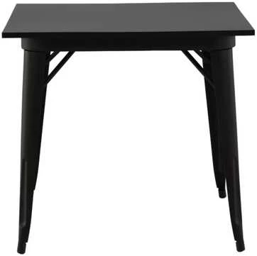 Venture Design Valgomasis stalas, Tempe, 80x80 cm, Juodas