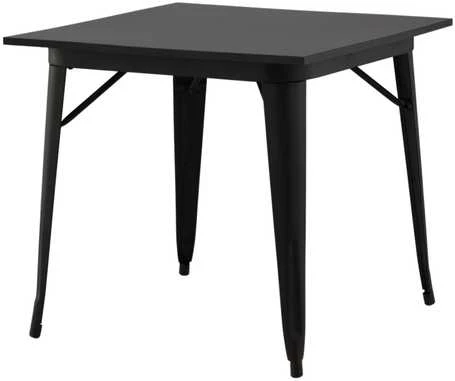 Venture Design Valgomasis stalas, Tempe, 80x80 cm, Juodas