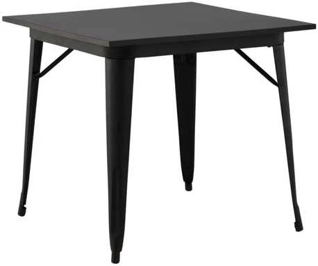 Venture Design Valgomasis stalas, Tempe, 80x80 cm, Juodas