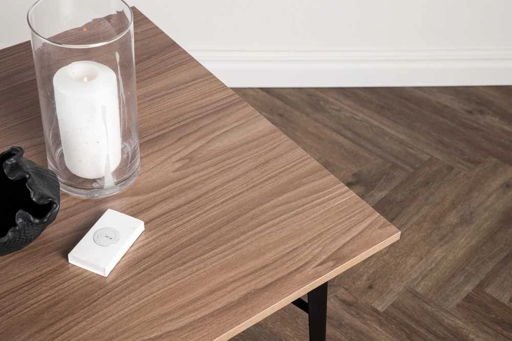 Venture Design Valgomasis stalas, Tempe, 80x140 cm, Riešutas