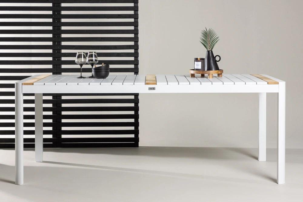 Venture Design Valgomasis stalas, Togo, 200x100 cm, Balta