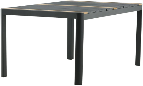 Venture Design Valgomasis stalas, Togo, 150x90 cm, Juodas