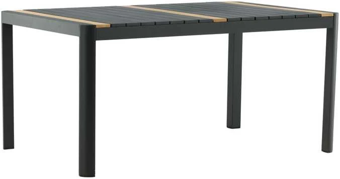 Venture Design Valgomasis stalas, Togo, 150x90 cm, Juodas
