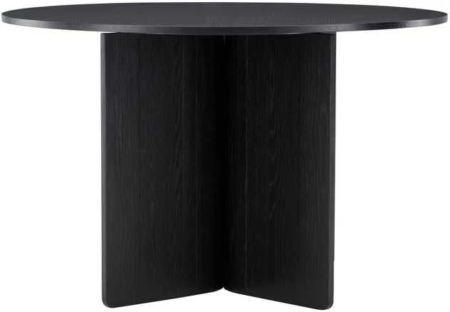 Venture Design Valgomasis stalas, Tyresö, ø120 cm, juodas