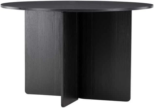 Venture Design Valgomasis stalas, Tyresö, ø120 cm, juodas