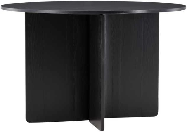 Venture Design Valgomasis stalas, Tyresö, ø120 cm, juodas