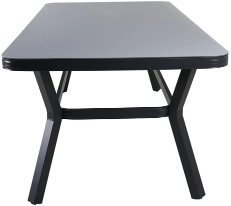 Venture Design Valgomasis stalas, Virya, 200x100 cm, Juodas