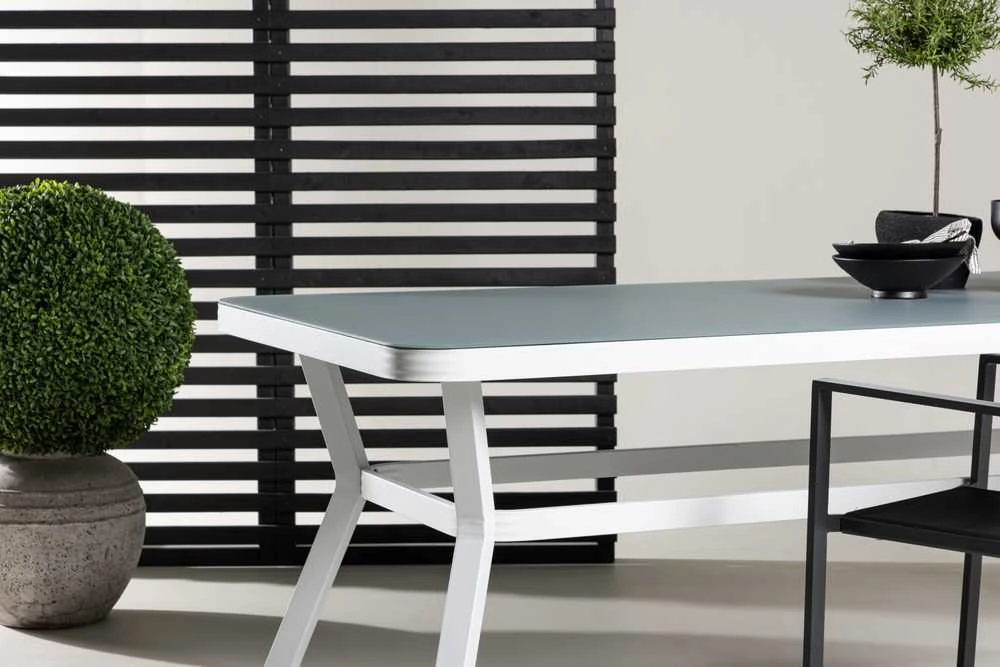 Venture Design Valgomasis stalas, Virya, 74x200x100 cm, Balta