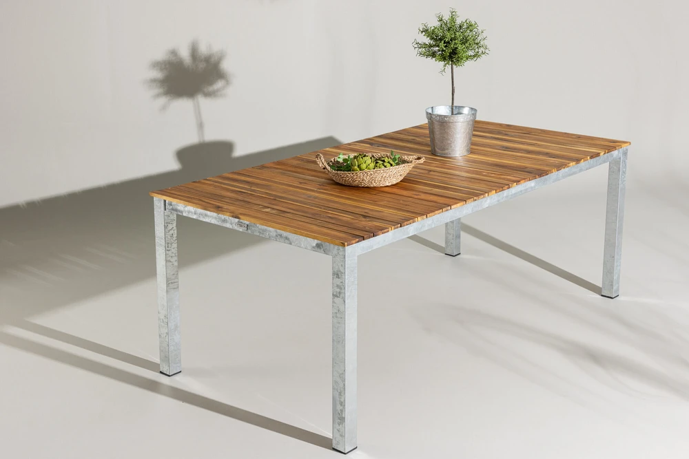 Venture Design Valgomasis stalas, Zenia, 200x100 cm, Natūralus