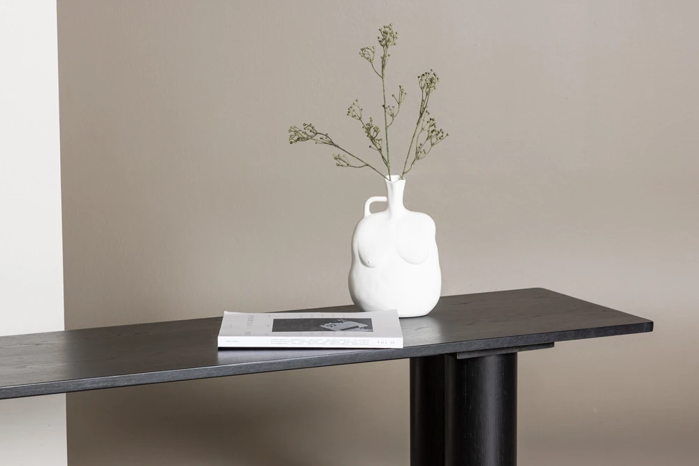 Venture Design Valgomasis suolė, Olivia, 180x45x40 cm, Juoda