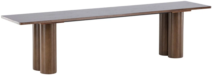 Venture Design Valgomasis suoliukas, Olivia, 180x45x40 cm, Mocca