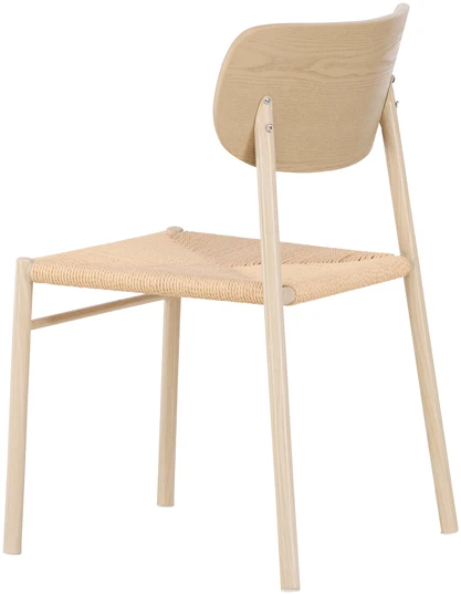 Venture Design Valgomojo kėdė 45x41,5 cm Balinta smėlio spalvos virvė