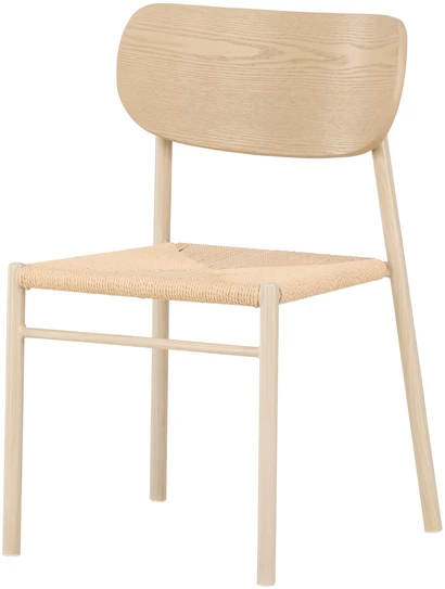 Venture Design Valgomojo kėdė 45x41,5 cm Balinta smėlio spalvos virvė