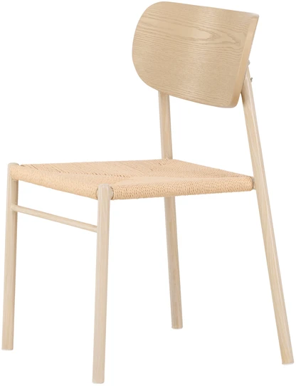 Venture Design Valgomojo kėdė 45x41,5 cm Balinta smėlio spalvos virvė