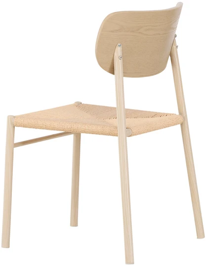 Venture Design Valgomojo kėdė 45x41,5 cm Balinta smėlio spalvos virvė