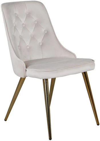 Venture Home Valgomojo kėdės Velvet Deluxe, 2vnt., smėlio, aksomas
