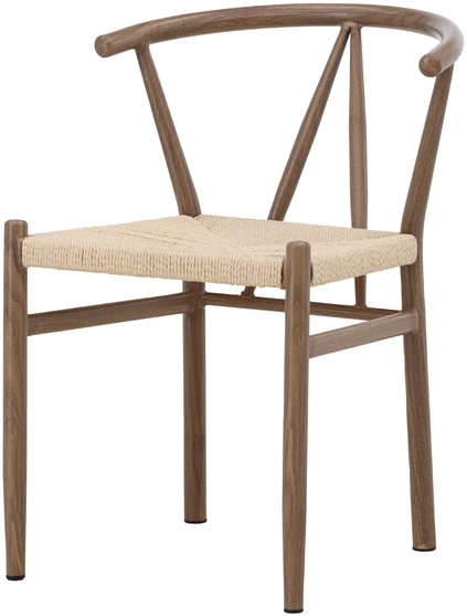Venture Design Valgomojo kėdė Alfons 46x41 cm Ruda rotangas