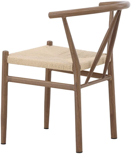 Venture Design Valgomojo kėdė Alfons 46x41 cm Ruda rotangas