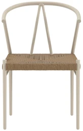 Venture Design Valgomojo kėdė Alfons 49x47 cm smėlio spalvos, ratanas