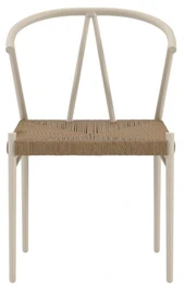 Venture Design Valgomojo kėdė Alfons 49x47 cm smėlio spalvos, ratanas