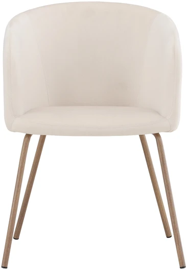 Venture Design Valgomojo kėdė Berit 46x45x47 cm smėlio spalvos veliūro apmušalas