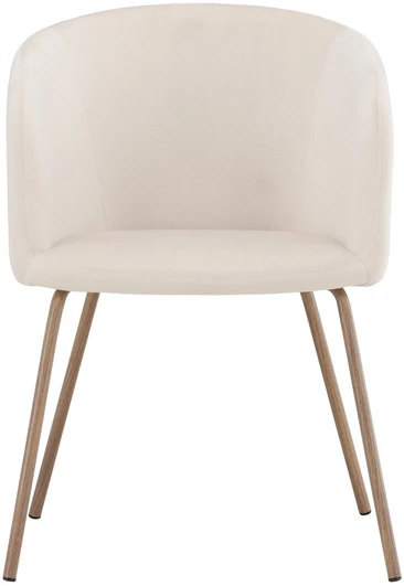 Venture Design Valgomojo kėdė Berit 46x45x47 cm smėlio spalvos veliūro apmušalas