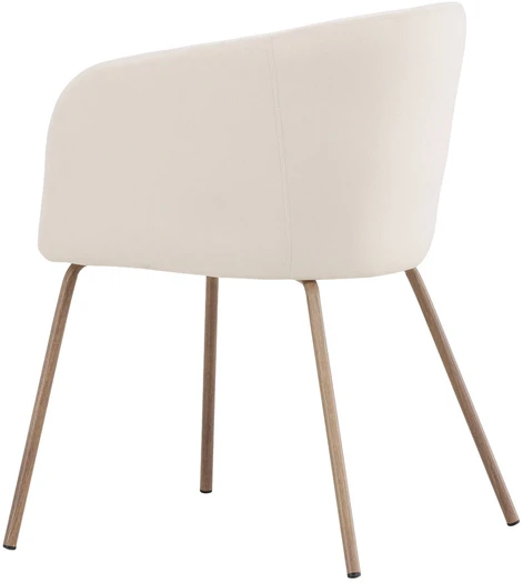 Venture Design Valgomojo kėdė Berit 46x45x47 cm smėlio spalvos veliūro apmušalas