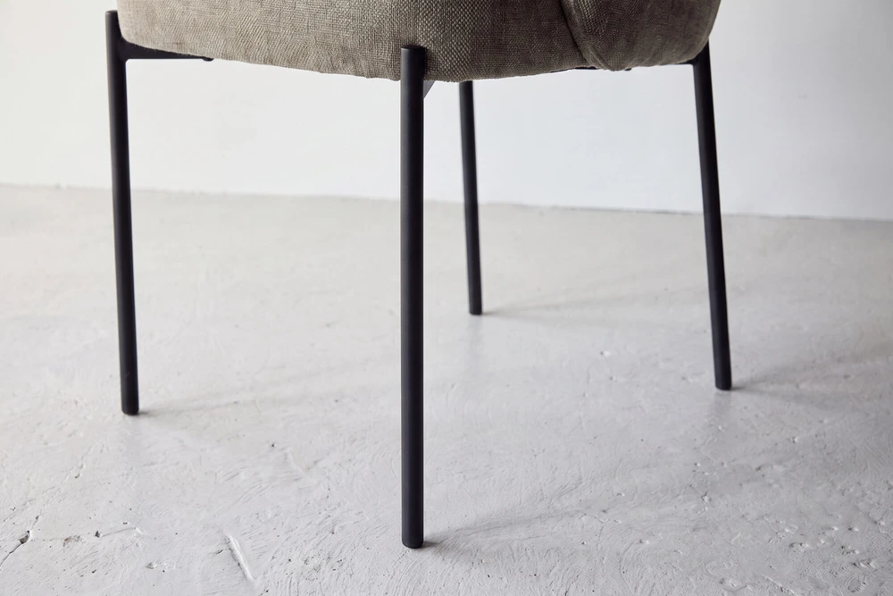 Venture Design Valgomojo kėdė Blom, 2 vnt. komplekte, juodas/rudas audinys