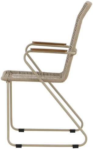 Venture Design Valgomojo kėdė Bois 46x43.5 cm Smėlio spalvos virvė